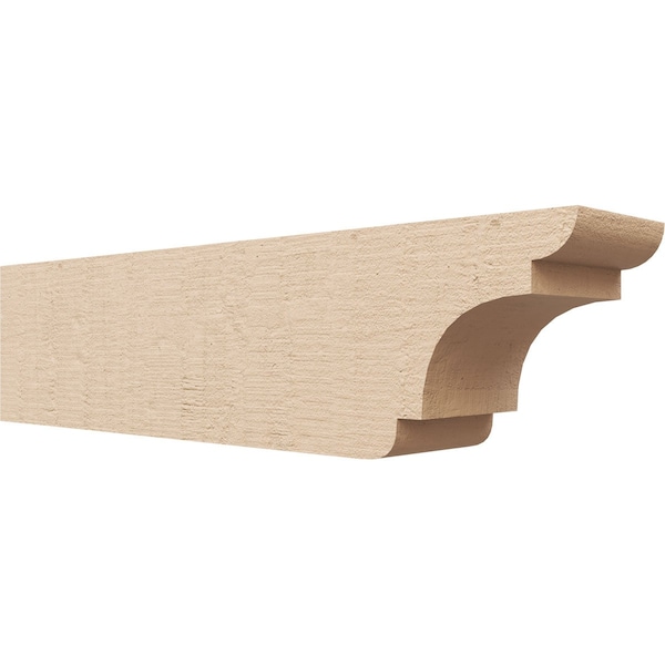 Ekena Millwork 6in. W x 8in. H x 32in. L New Brighton Woodgrain TimberThane Rafter Tail, Primed Tan RFTUR06X08X32NEBRCPR - main